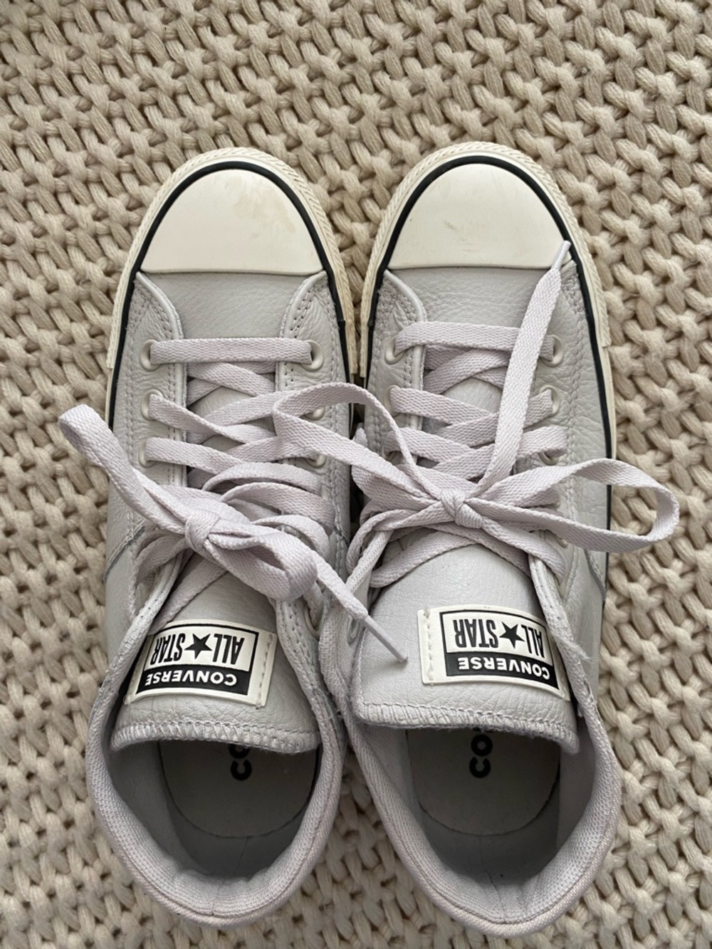 Converse Light Gray All Star Sneakers